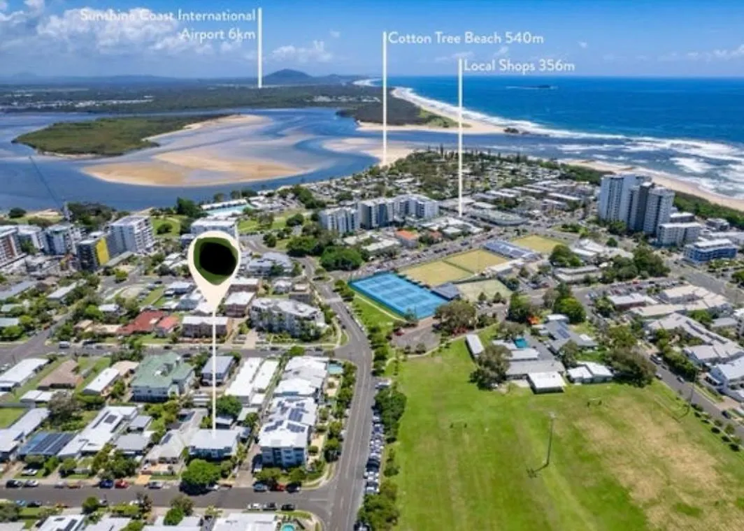 Heart Of Cotton Tree- Walk To Beach & River Maroochydore Apartment